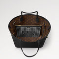 LVN Neverfull Inside Out MM Monogram Black