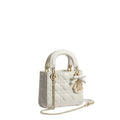DR Mini Lady Bag With Chain White