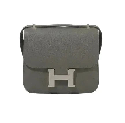 HMS Constance 18 Dark Taupe Grey Silver Hardware