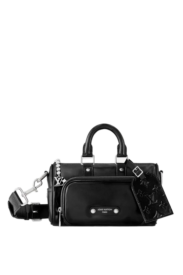 LVN Bandoulière 25 Premium Leather Bag Black