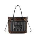 LVN Neverfull Inside Out MM Monogram Black