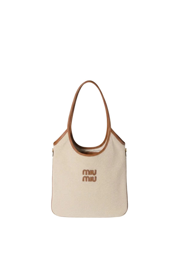 MMU Ivy Leather Bag Beige