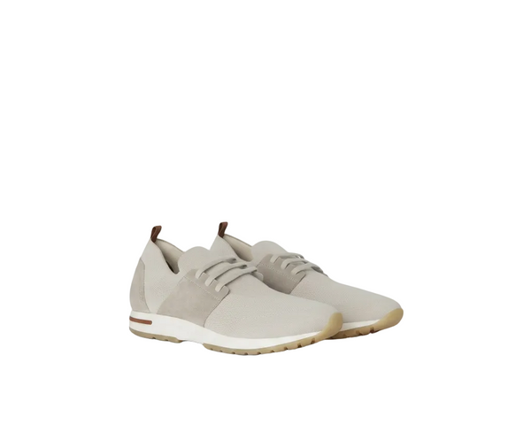 LP Flexy Walk Knit Lace-Up Sneakers Off White
