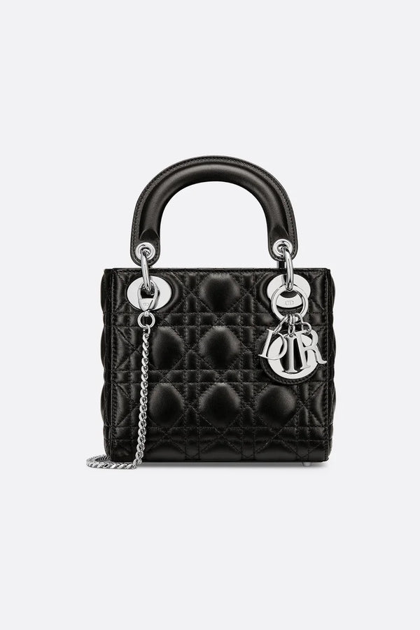 DR Mini Lady DR Bag Black Silver Hardware