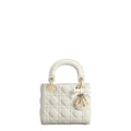 DR Mini Lady Bag With Chain White