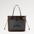 LVN Neverfull Inside Out MM Monogram Black