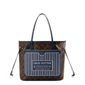 LVN Neverfull Inside Out MM Monogram Navy Blue