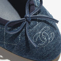 COCO ballet Flats Washed Denim Blue