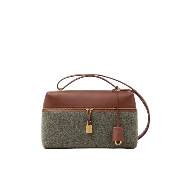 LP Extra Bag L27 Olive Grey & Cognac Brown