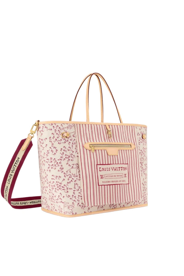 LVN Neverfull Inside Out MM Monogram Coated Canvas