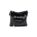 COCO C22 Small Bag Black Sliver Hardware