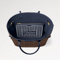 LVN Neverfull Inside Out MM Monogram Navy Blue