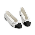 COCO Ballet Flats White & Black