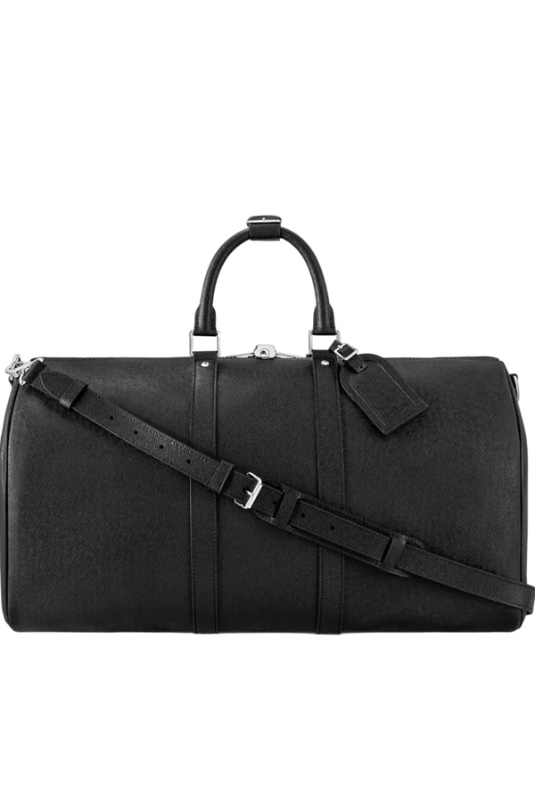 LVN Bandoulière 50 Leather Bag Black