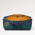 LVN 50 MONOGRAM Emerald Green & Navy Blue