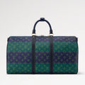LVN 50 MONOGRAM Emerald Green & Navy Blue