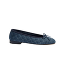 COCO ballet Flats Washed Denim Blue