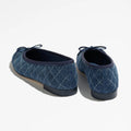 COCO ballet Flats Washed Denim Blue