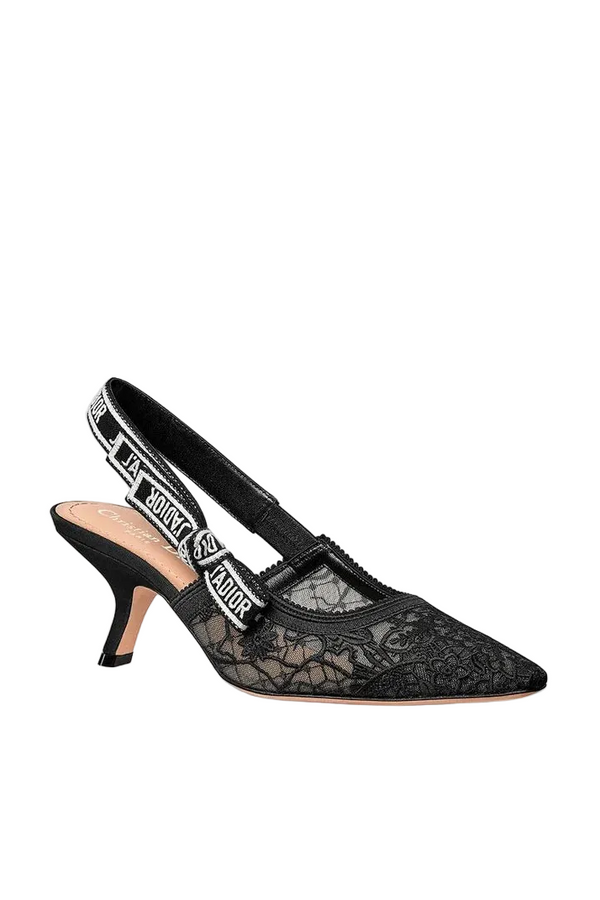 DR Slingback Pump Black